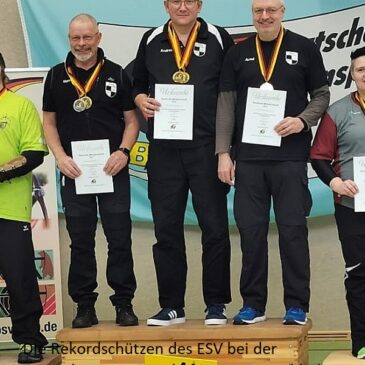 Deutsche Meisterschaft in Buchholz: ESV stellt Rekordschützen